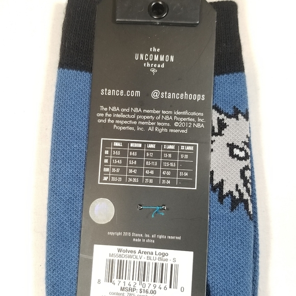 Stance NBA Minnesota Timberwolves M558D5WOLV - Picture 4 of 8
